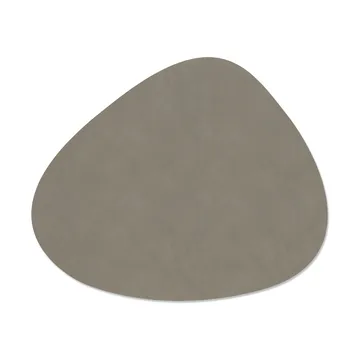 Nupo bordstablett vändbar curve L 1 st - Linen-flint grey, 44x37 cm - LIND DNA