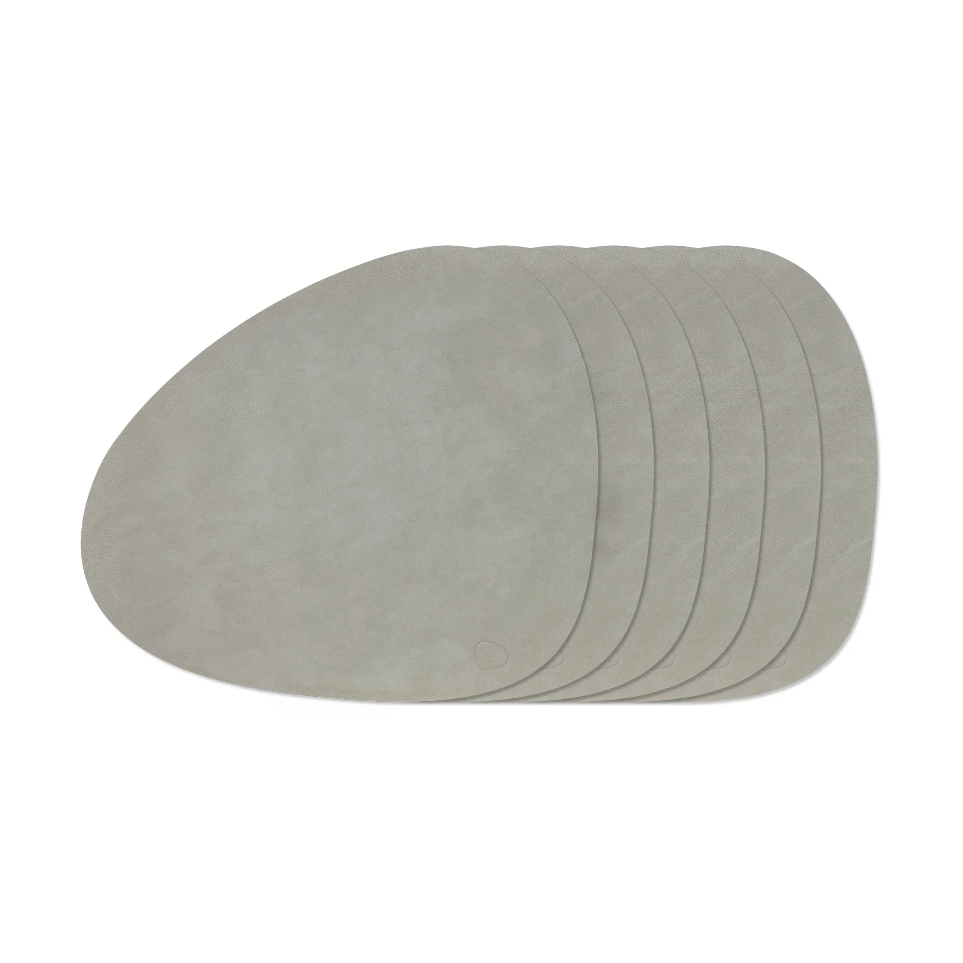 Nupo Curve bordstablettset, Light Grey, 6-pack LIND DNA