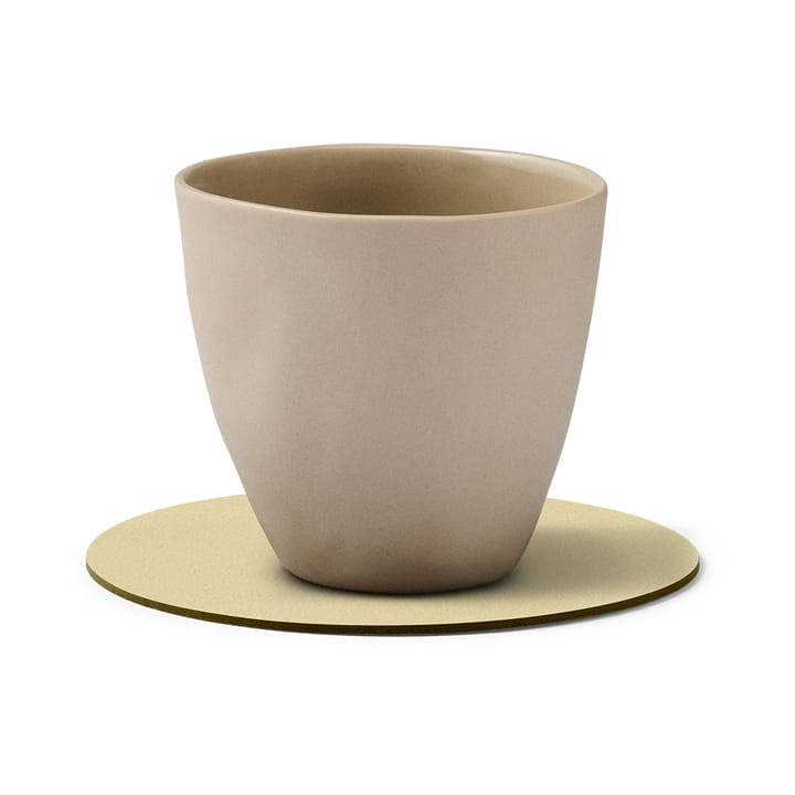 Nupo glasunderlägg circle, Lemon sorbet LIND DNA