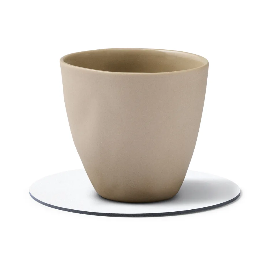 Nupo glasunderlägg circle, Pure white LIND DNA