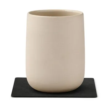 Nupo glasunderlägg square - Black ink - LIND DNA