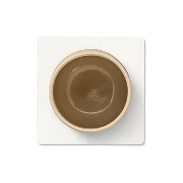 Nupo glasunderlägg square - Pure white - LIND DNA