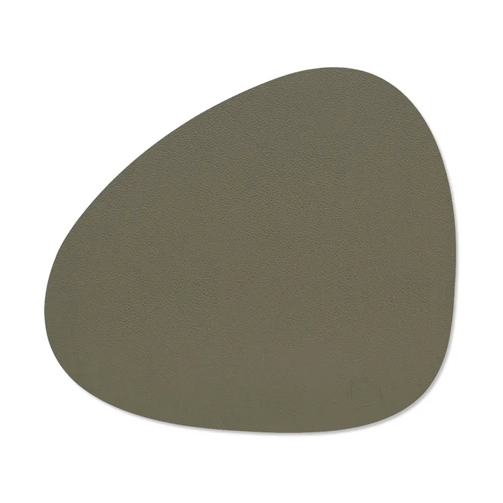 Serene bordstablett curve M - Moss, 35x31 cm - LIND DNA