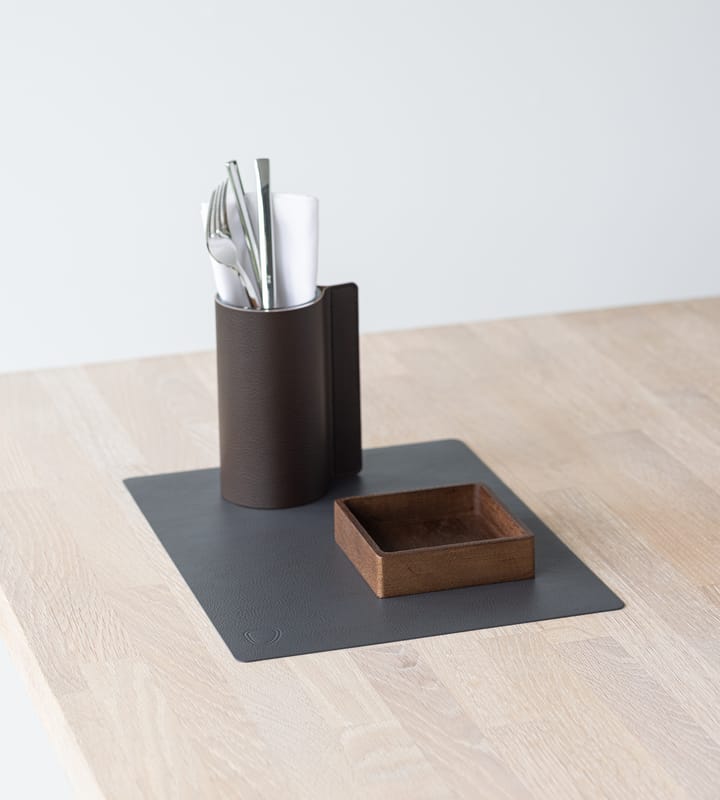 Serene bordstablett square M 26,5x34,5 cm - Anthracite - LIND DNA