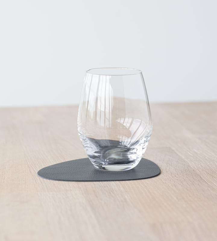 Serene glasunderlägg curve 11x13 cm - Anthracite - LIND DNA