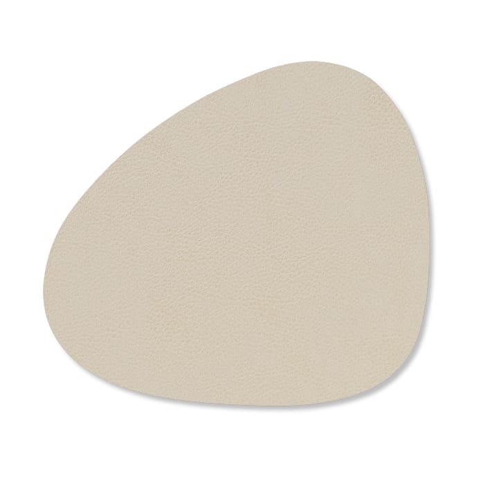 Serene glasunderlägg curve 11x13 cm, Cream LIND DNA