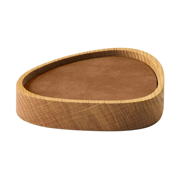 Wood Box glasunderlägg set - Nature-oak, curve, S, Nupo nature, 9 delar - LIND DNA