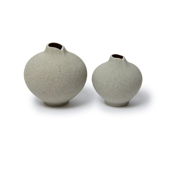 Line vas, Sand grey, medium Lindform