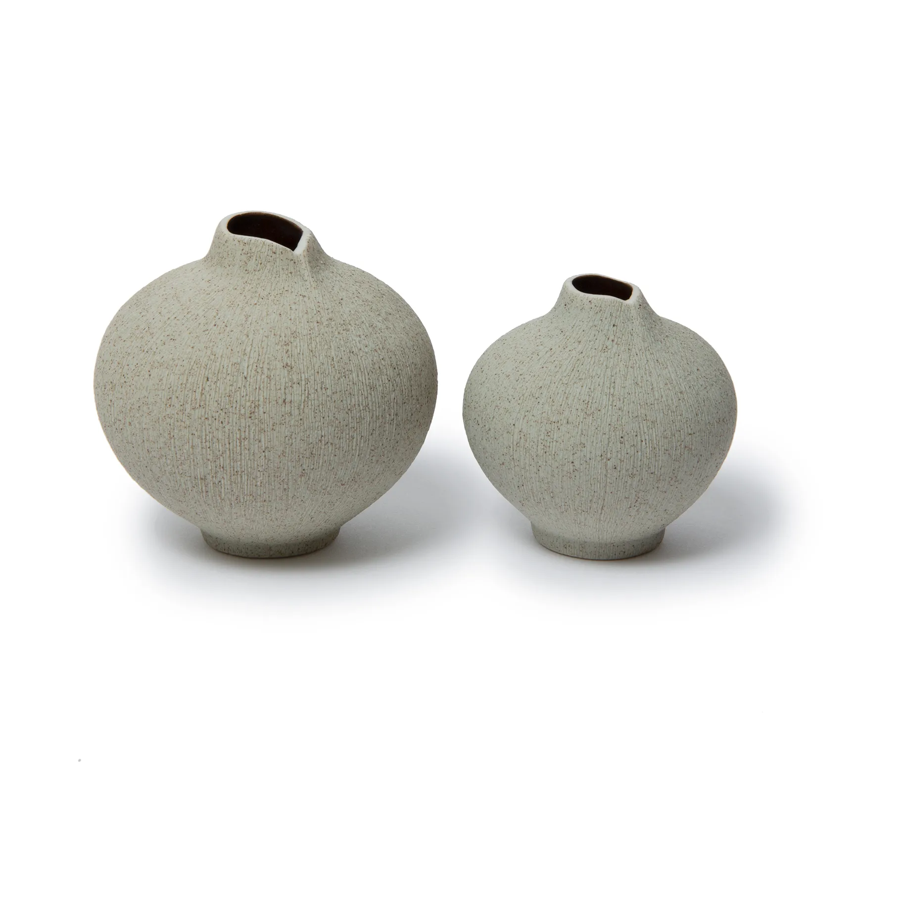 Line vas, Sand grey, small Lindform