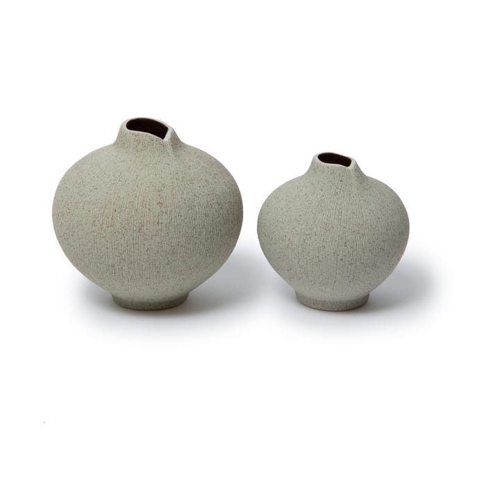 Line vas, Sand grey, small Lindform
