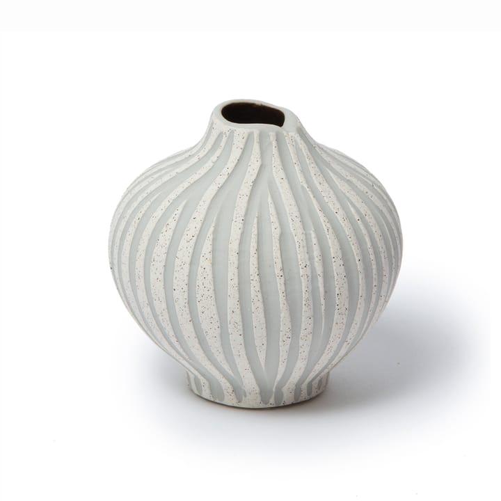 Line vas - Sand white stone stripe, small - Lindform