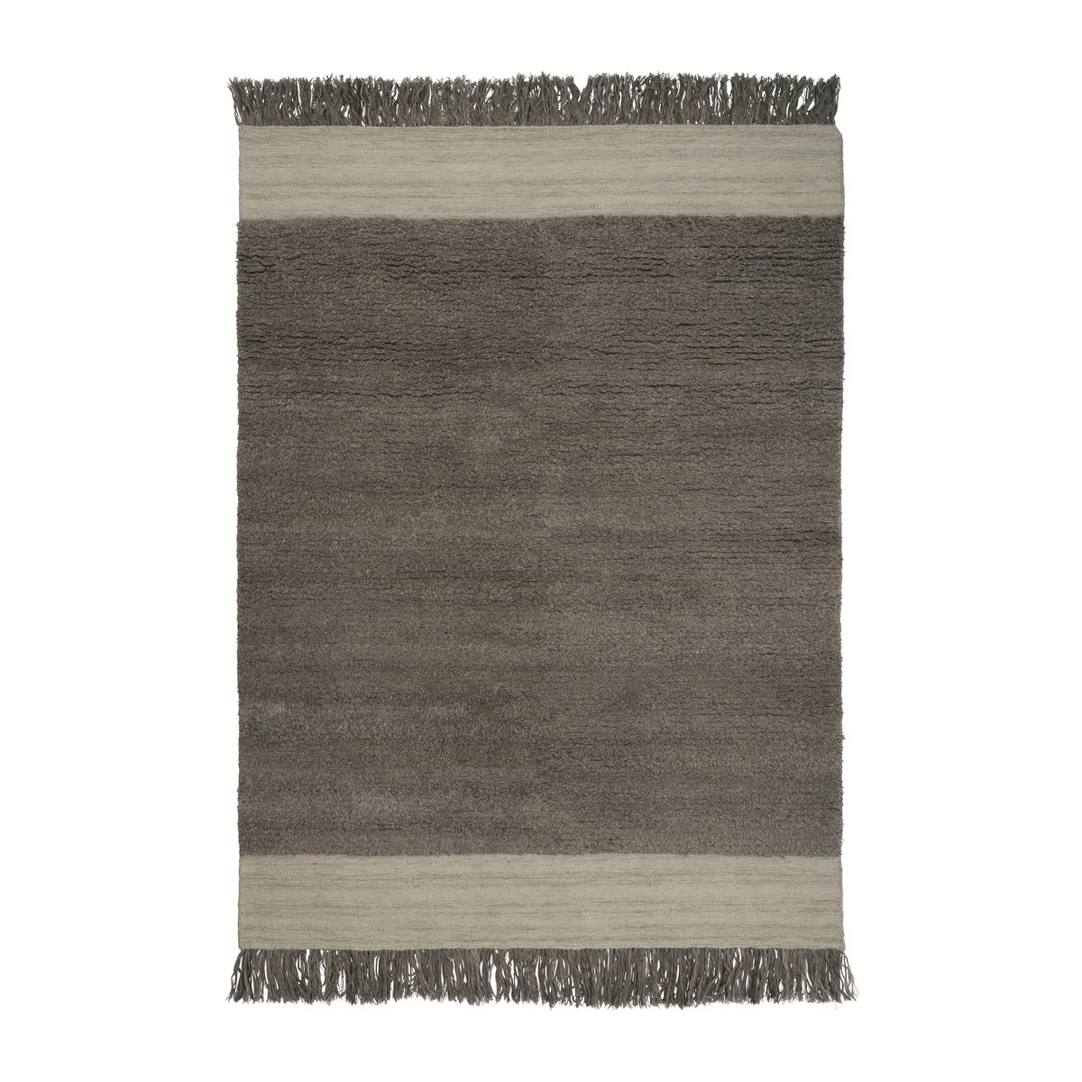 Linie Design Humble Act ullmatta 200x300 cm Stone | Skandinavisk Design | Ullmattor | Brun