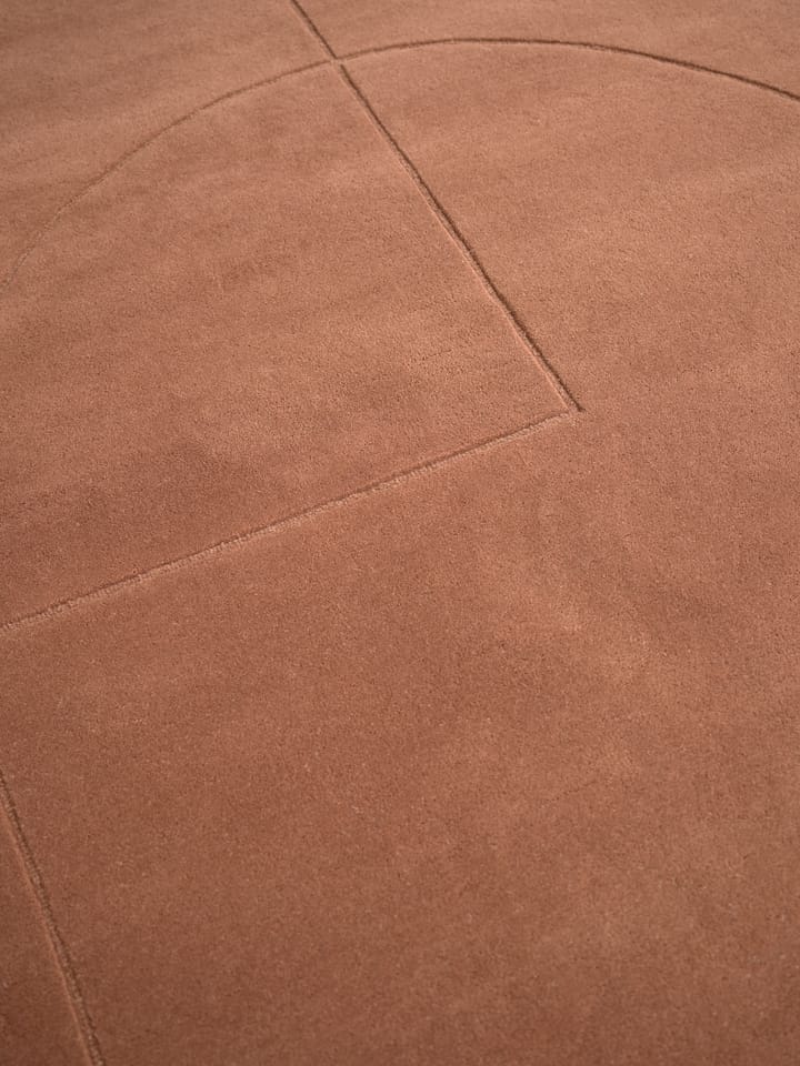 Lineal Poem ullmatta, Amber, 170x240 cm Linie Design