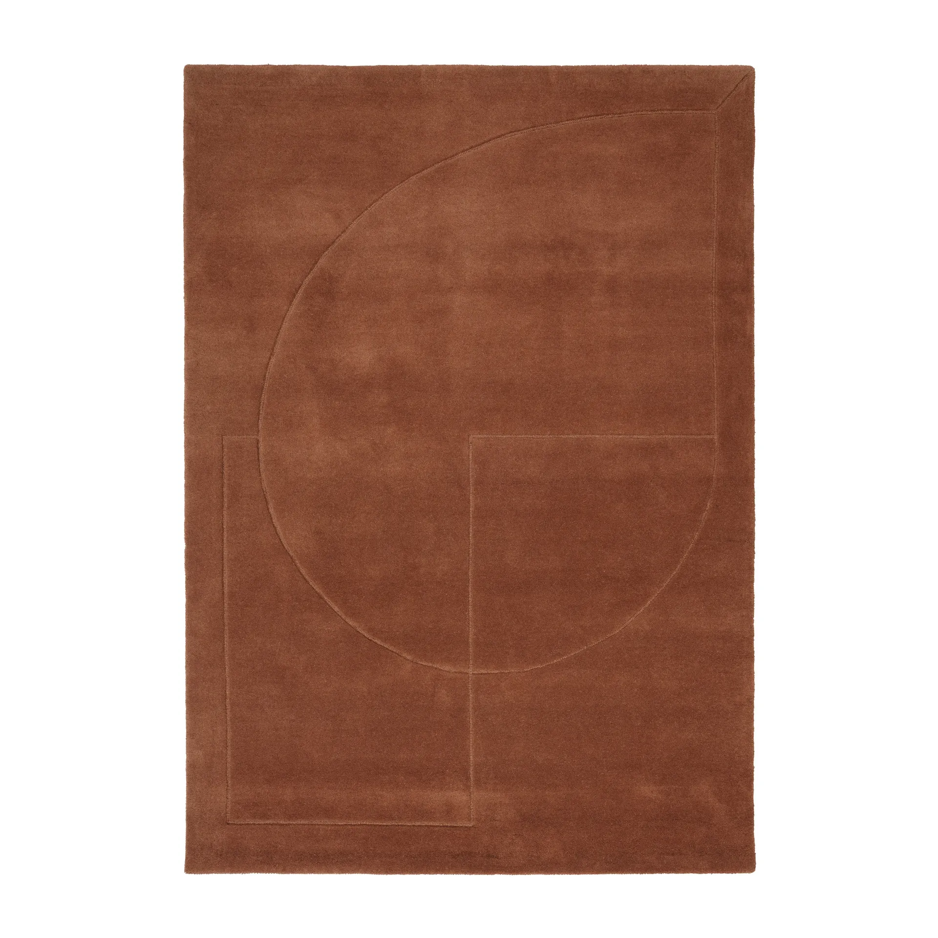 Lineal Poem ullmatta, Amber, 200x300 cm Linie Design