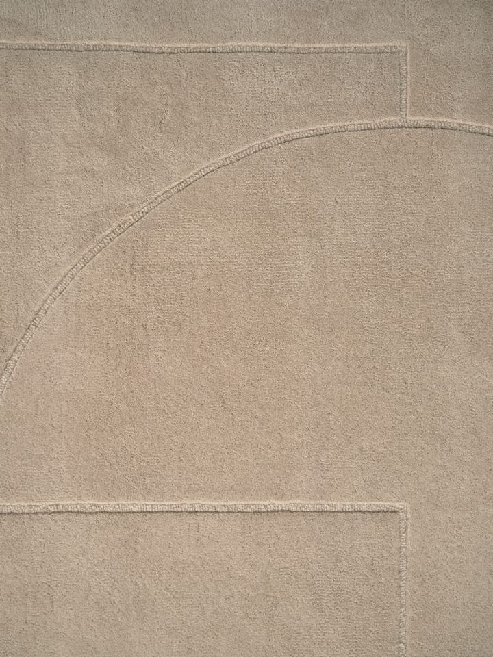 Lineal Poem ullmatta, Beige, 250x350 cm Linie Design