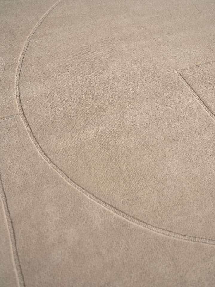 Lineal Poem ullmatta, Beige, 250x350 cm Linie Design