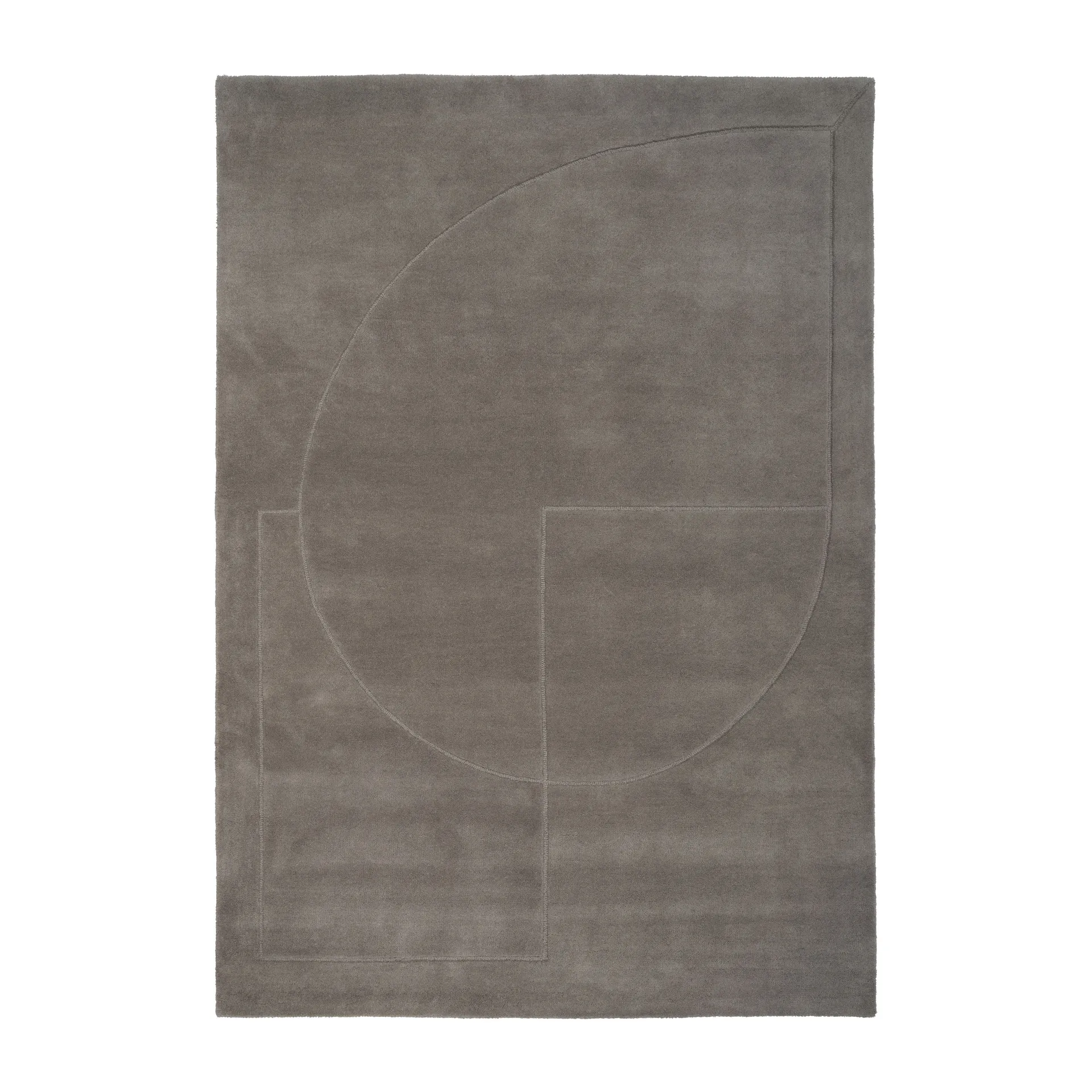Lineal Poem ullmatta, Grey, 250x350 cm Linie Design