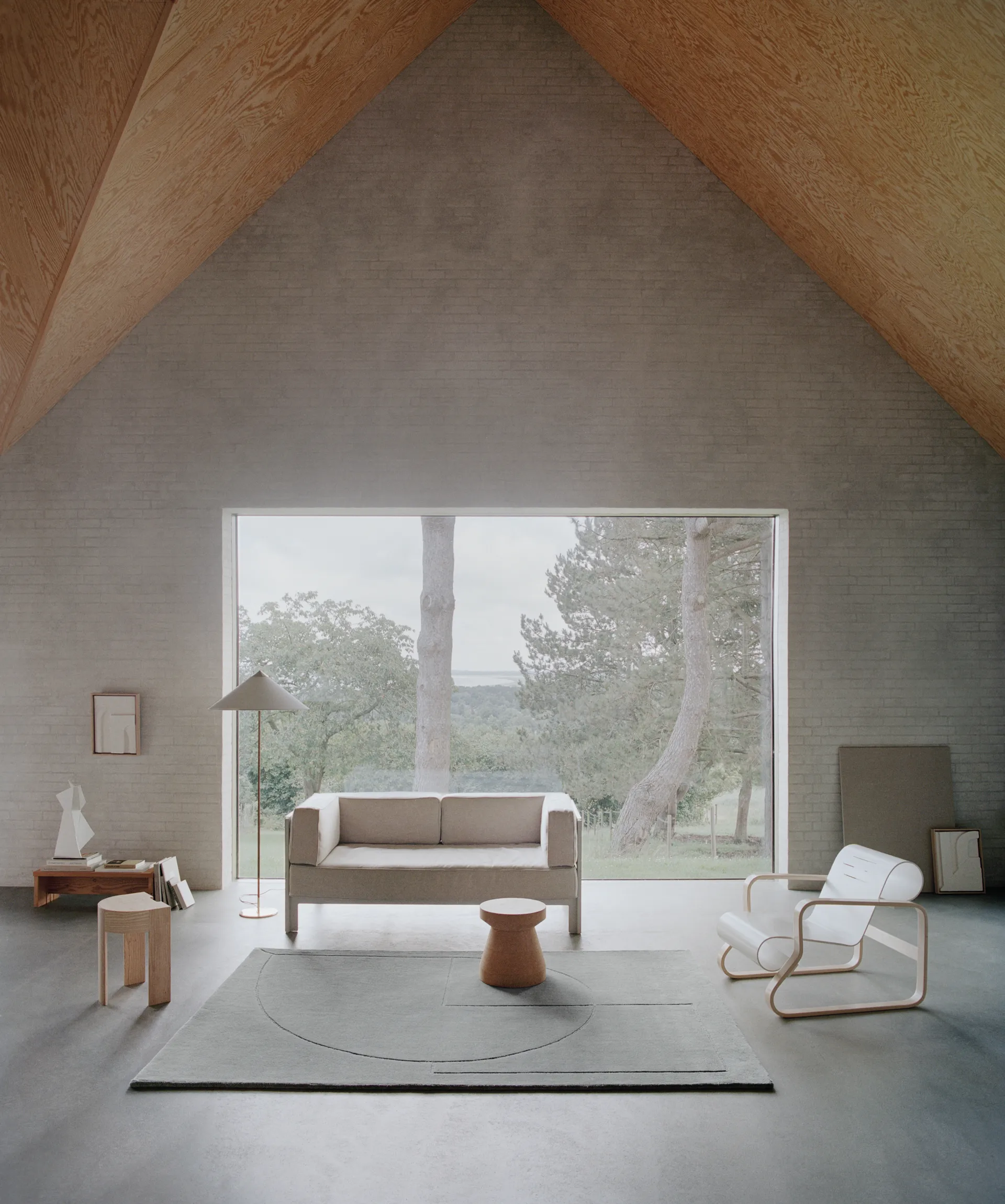 Lineal Poem ullmatta, Moss, 170x240 cm Linie Design