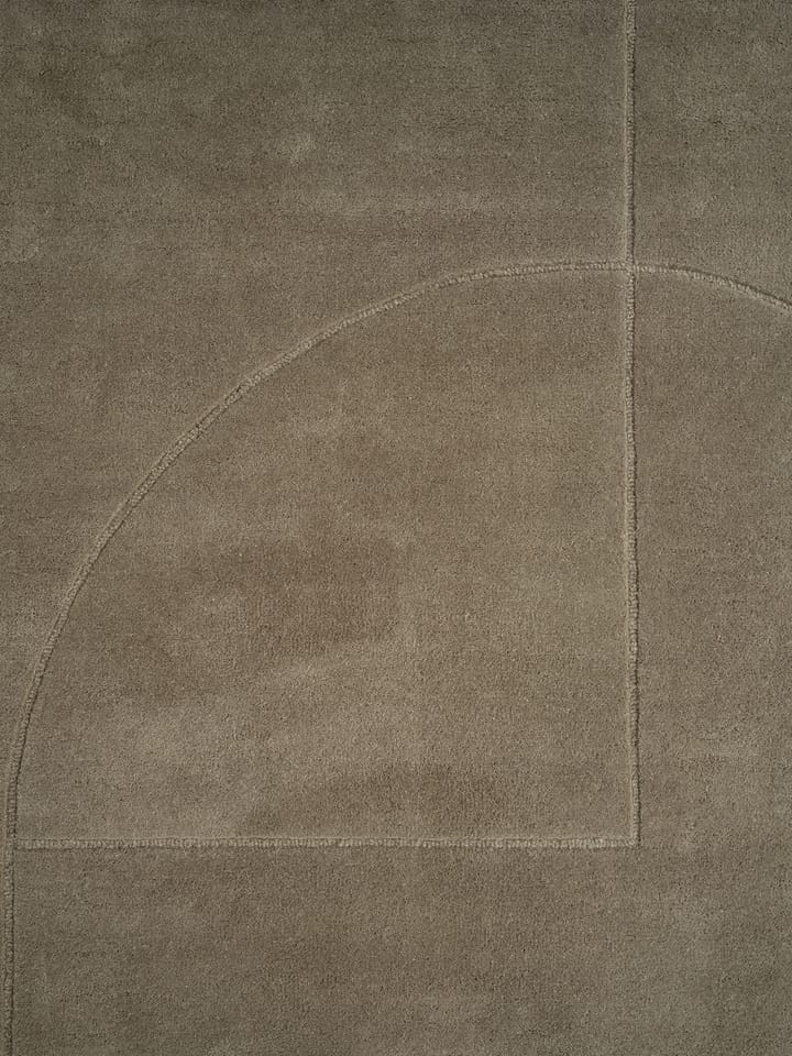 Lineal Poem ullmatta, Moss, 250x350 cm Linie Design