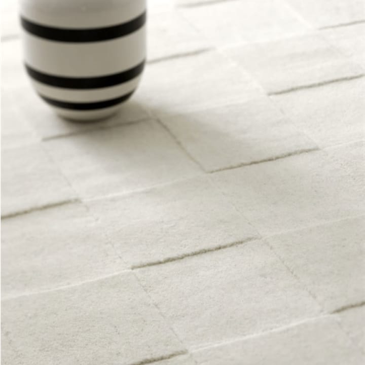 Luzern matta - white, 170x240 cm - Linie Design
