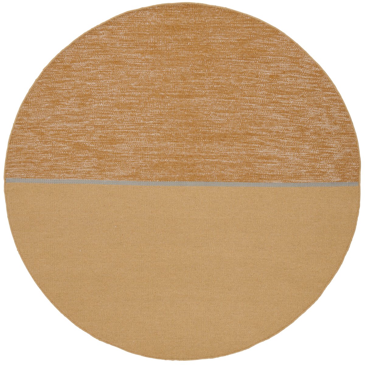Linie Design Magnetize matta o250 cm Ochre | Skandinavisk Design | Runda mattor | Orange