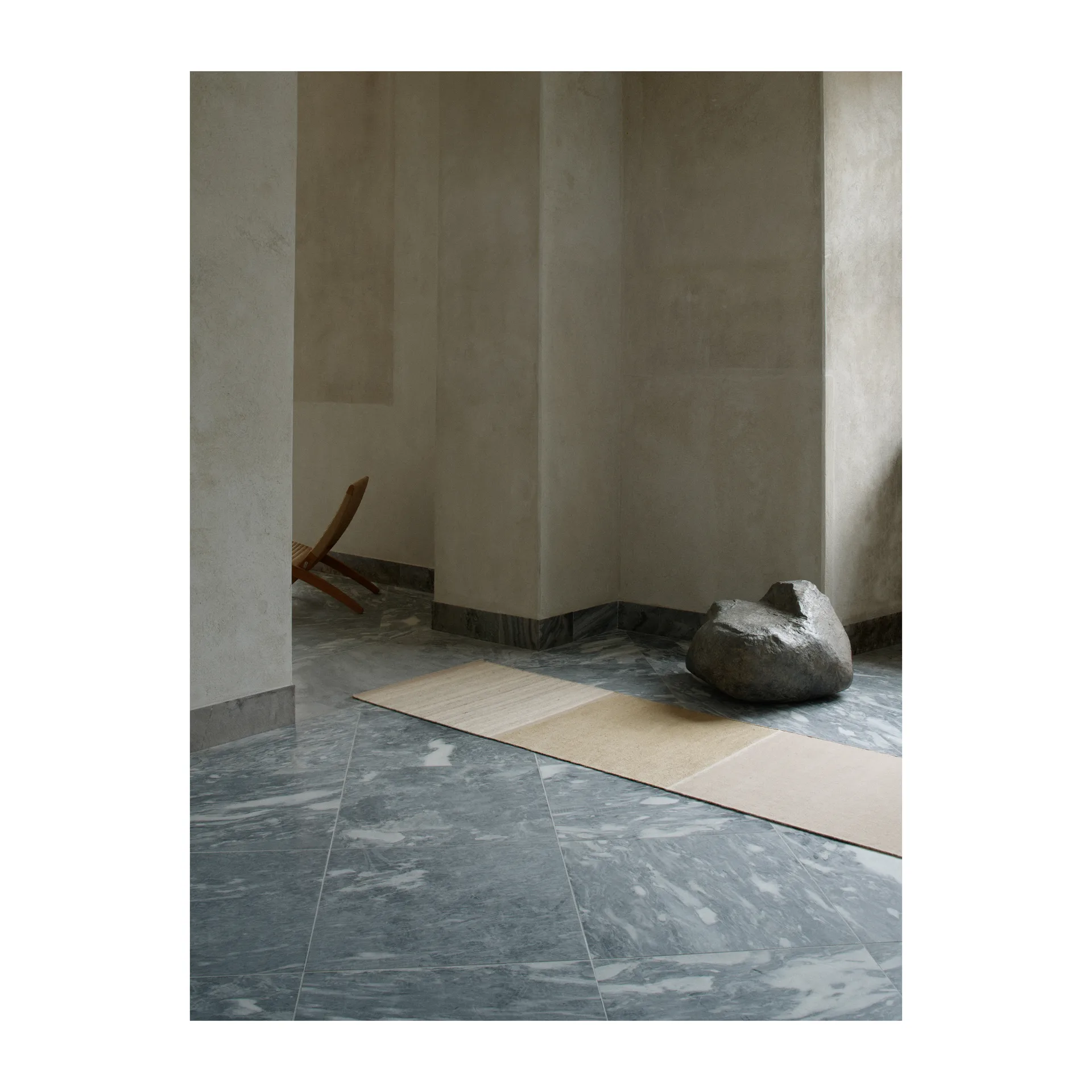 Modest Ease matta 80x250 cm, Beige Linie Design