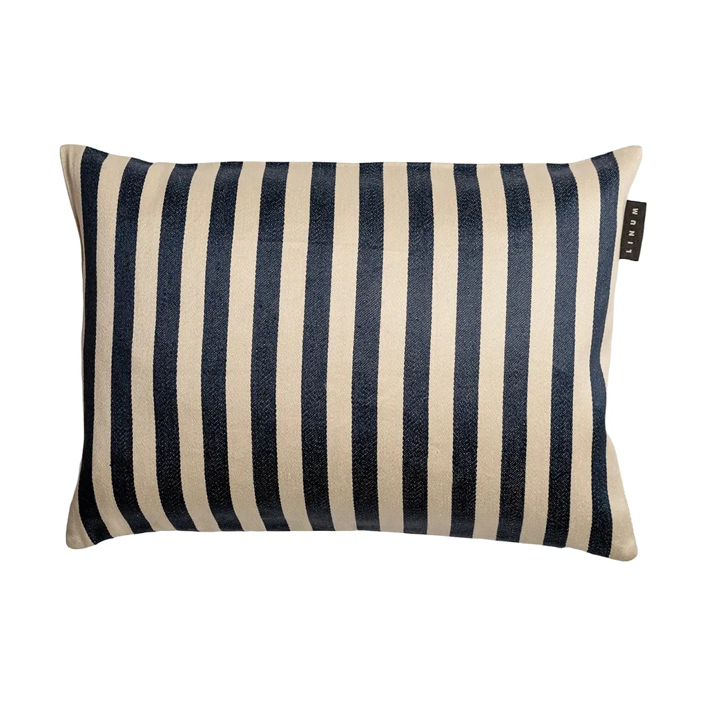 Amalfi kuddfodral 35x50 cm, Bläckblå Linum