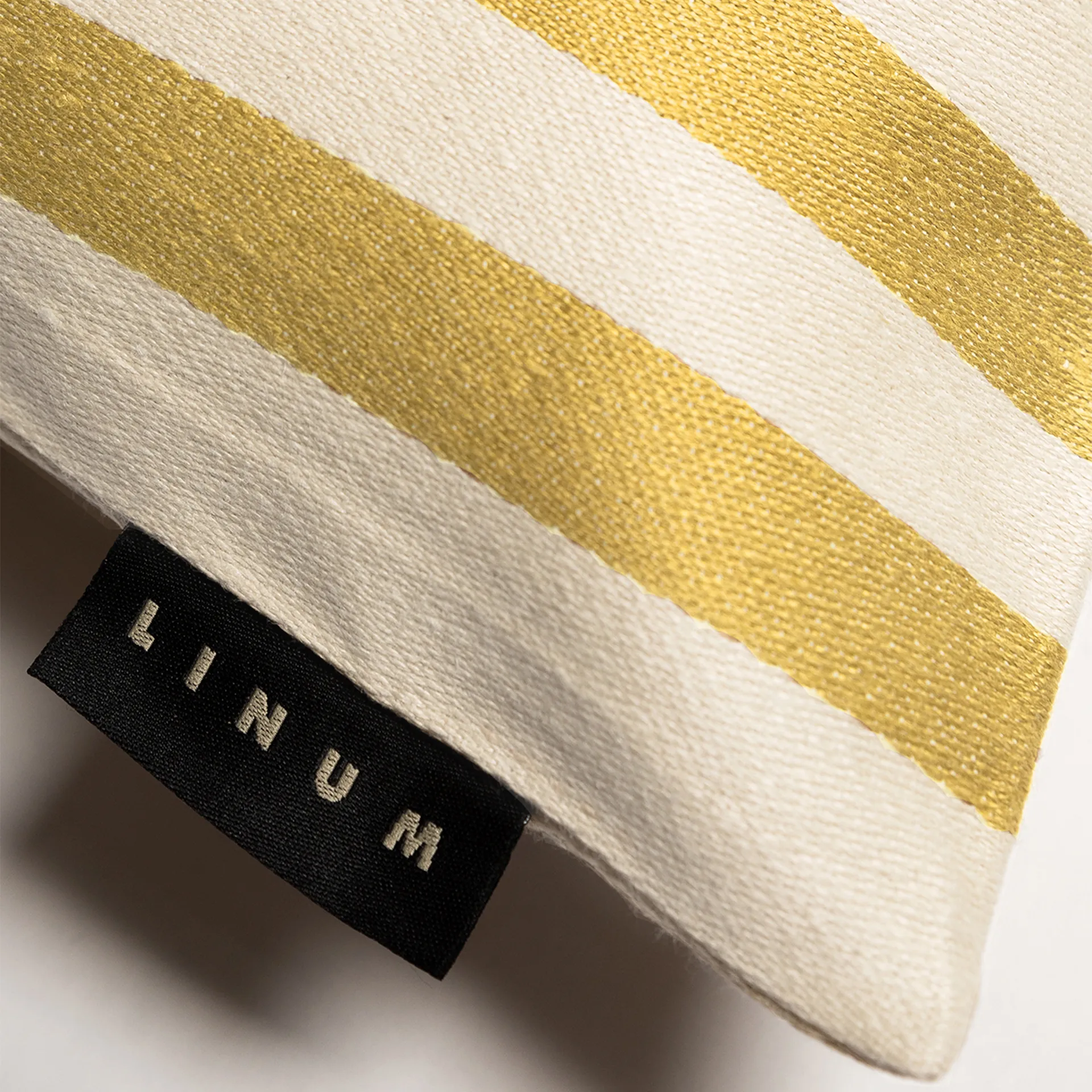 Amalfi kuddfodral 35x50 cm, Halmgul Linum