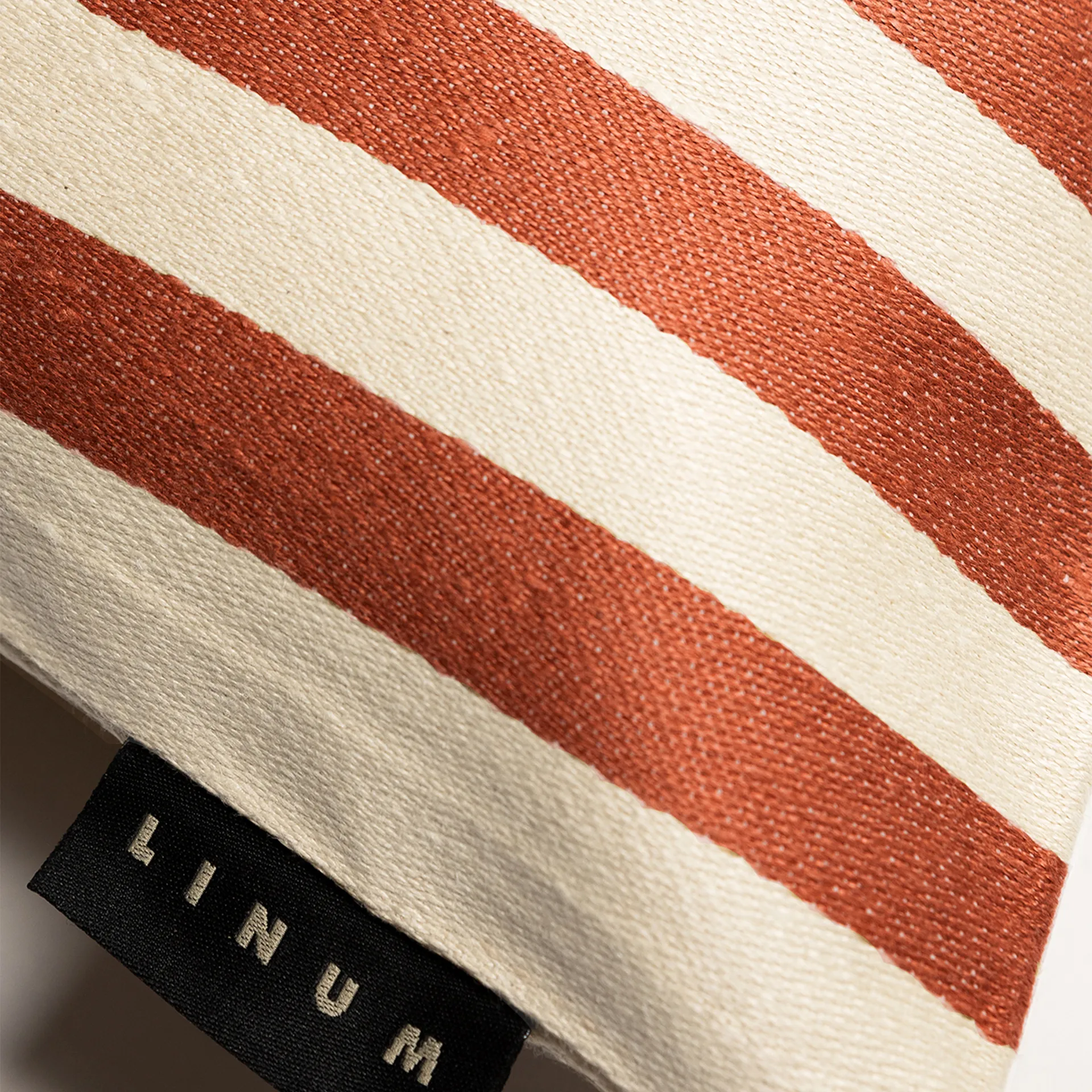 Amalfi kuddfodral 35x50 cm, Rostorange Linum