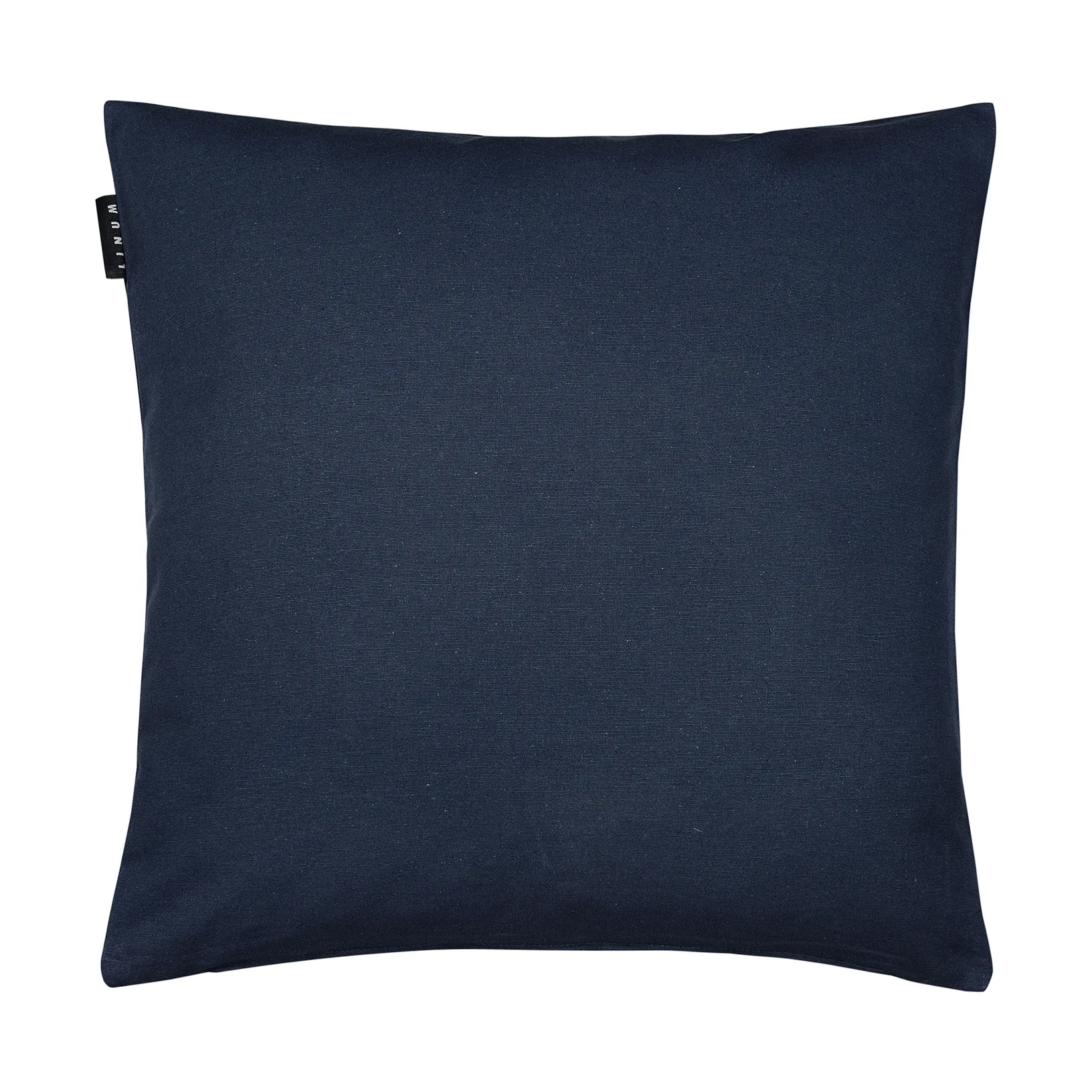 Annabell kuddfodral 40x40 cm, Mörk Marinblå Linum
