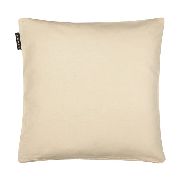 Annabell kuddfodral 40x40 cm, Varm beige Linum