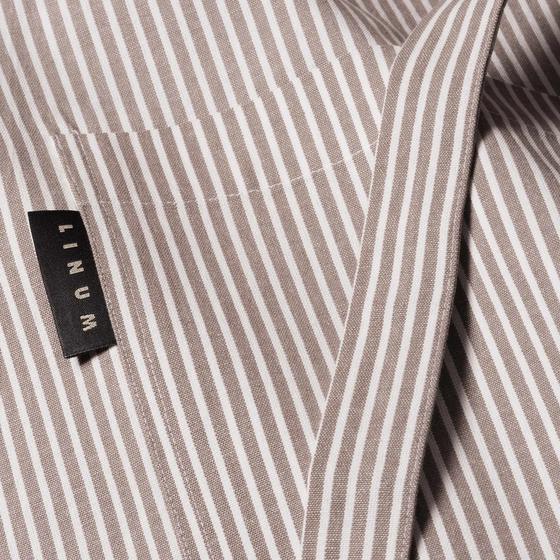 Emma förkläde, Mullvadsbrun Linum