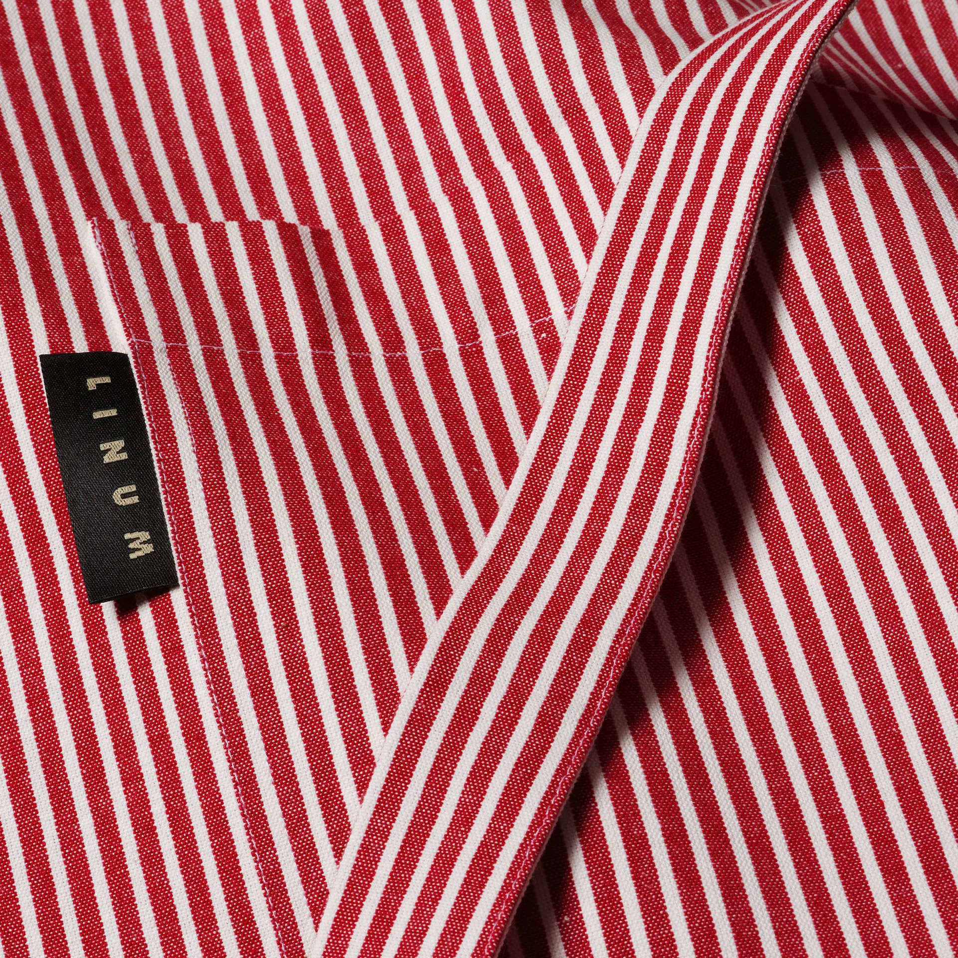 Emma förkläde, Röd Linum