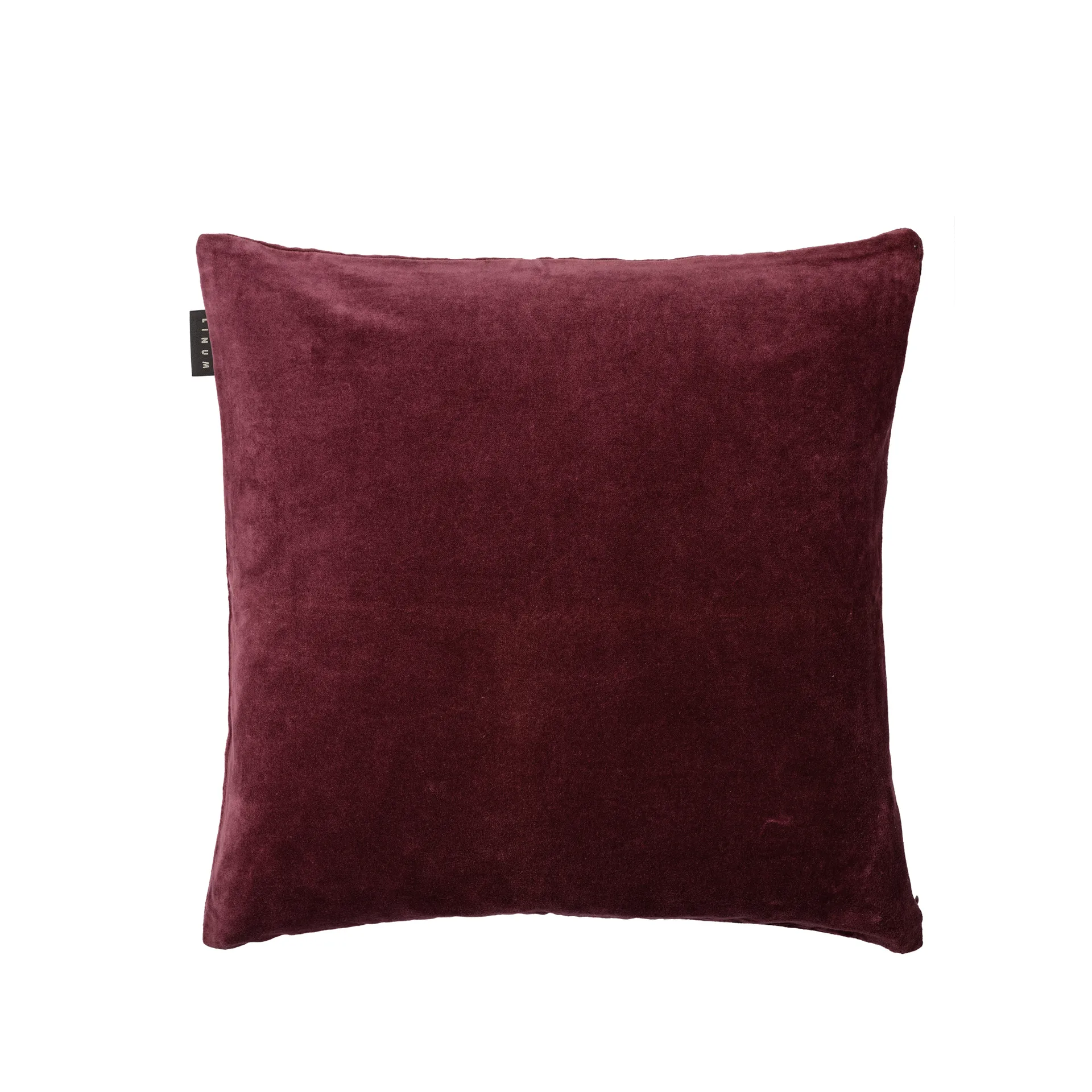 Paolo Kudde 50x50 cm, dark burgundy red Linum