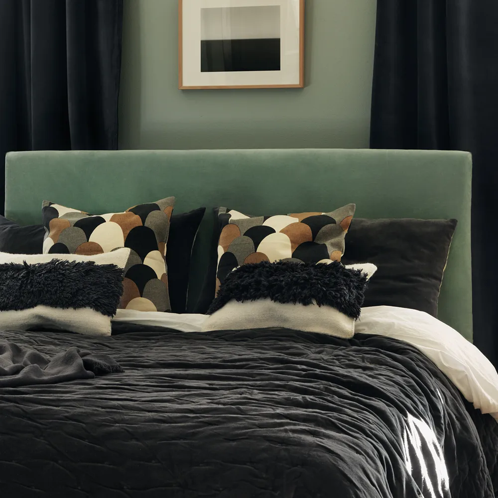 Paolo Kudde, ink blue, 90x50 cm Linum