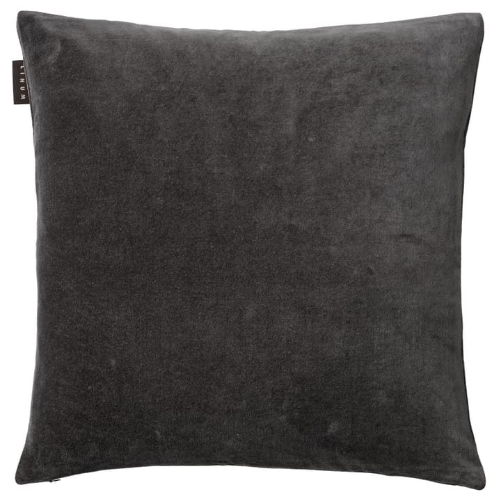 Paolo kuddfodral 50x50 cm - Mörk kolgrå - Linum