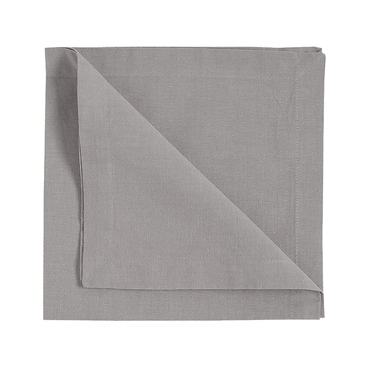 Robert servett 4-pack - Ljusgrå - Linum