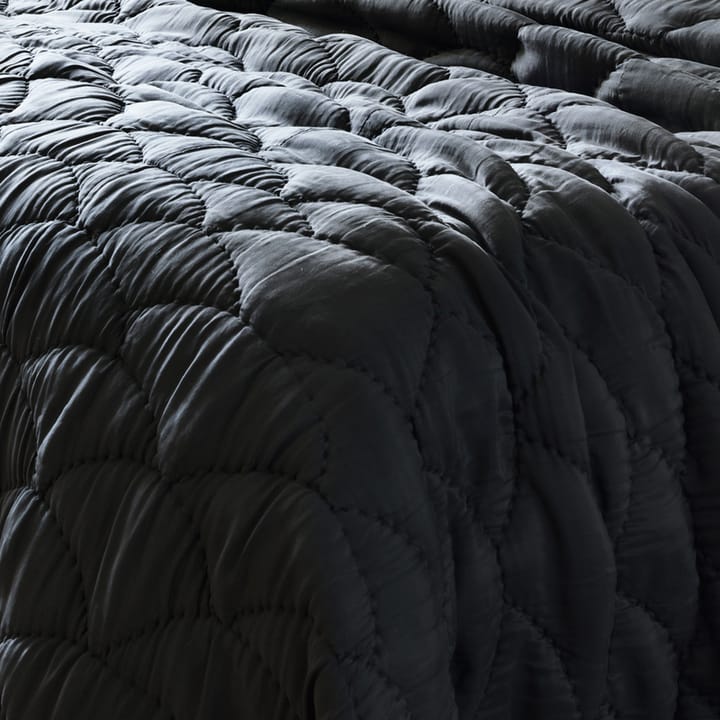 Saga överkast 260x270 cm - Mörk kolgrå - Linum
