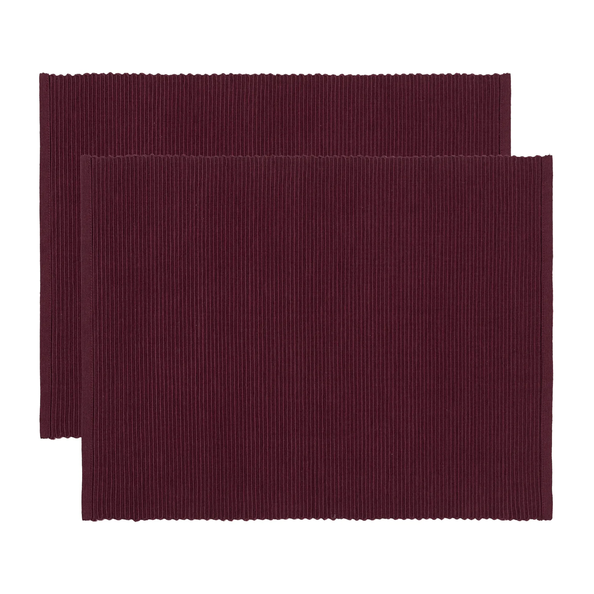 Uni bordstablett 35x46 cm 2-pack, Burgundyröd Linum