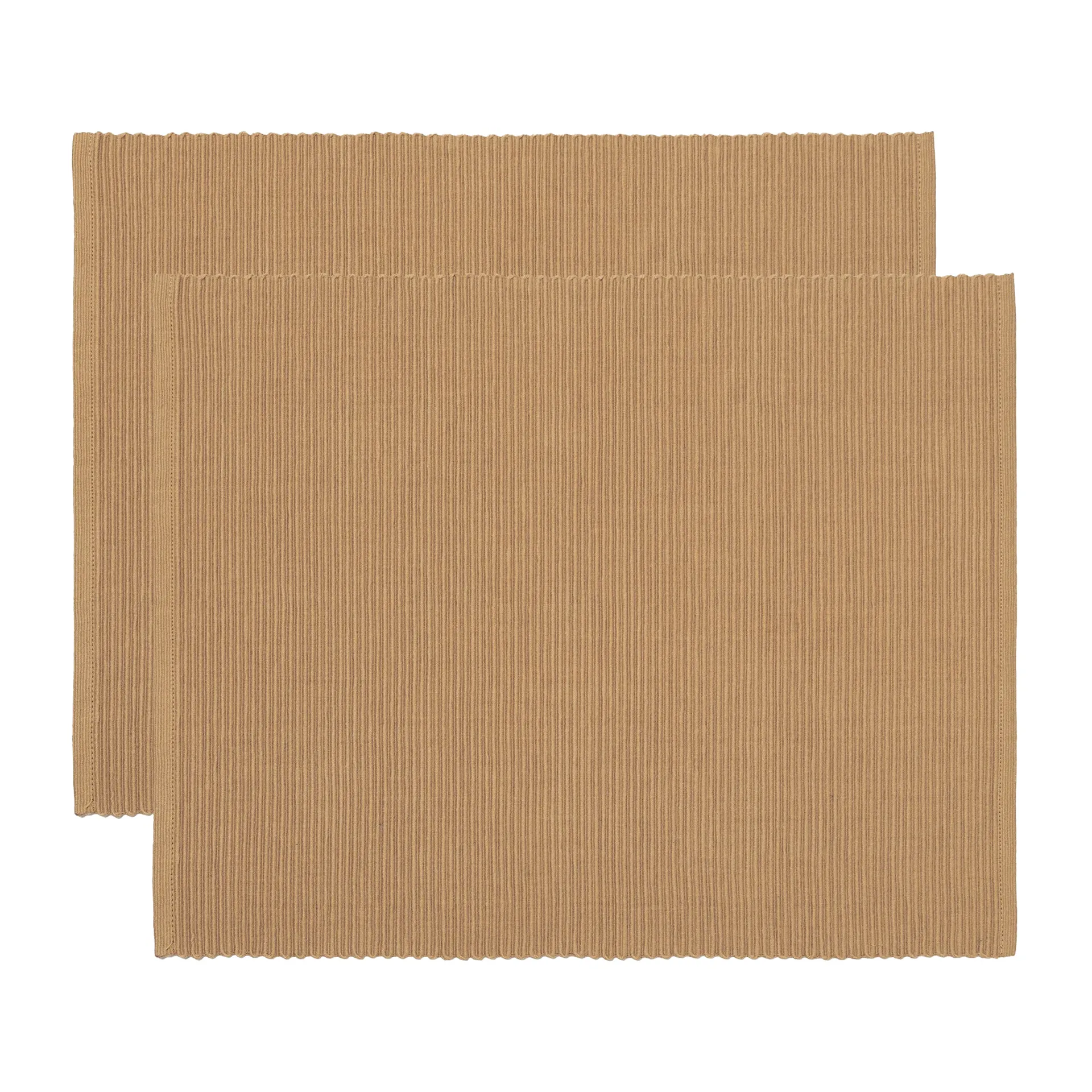 Uni bordstablett 35x46 cm 2-pack, Camel brown Linum