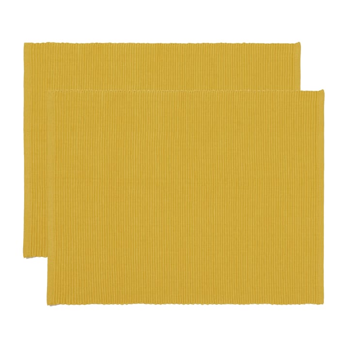 Uni bordstablett 35x46 cm 2-pack - Senapsgul - Linum