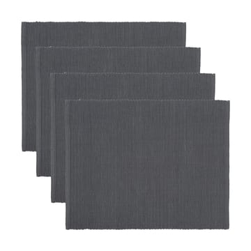 Uni bordstablett 35x46 cm 4-pack - Granitgrå - Linum