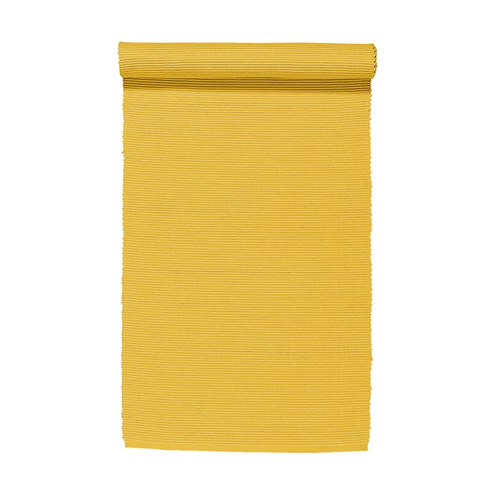 Uni löpare 45x150 cm - Senapsgul - Linum