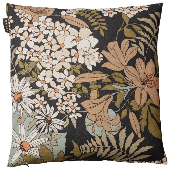 Utanmyra kuddfodral 50x50 cm - Ebenholtsgrå - Linum
