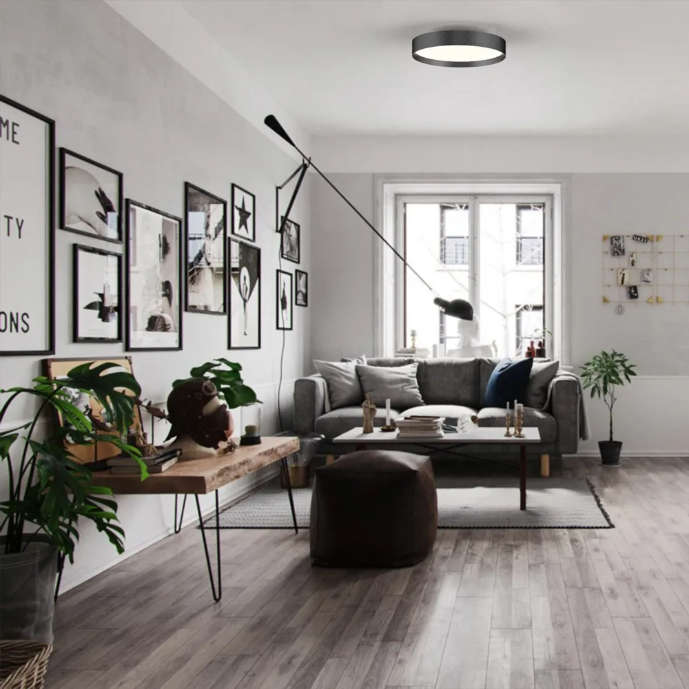 Lucia 45 plafond, Svart-guld Loom Design