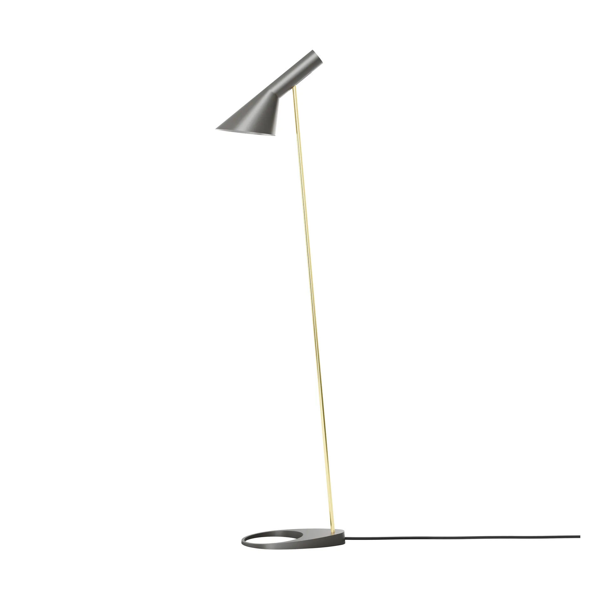 AJ golvlampa, Brass-warm grey Louis Poulsen
