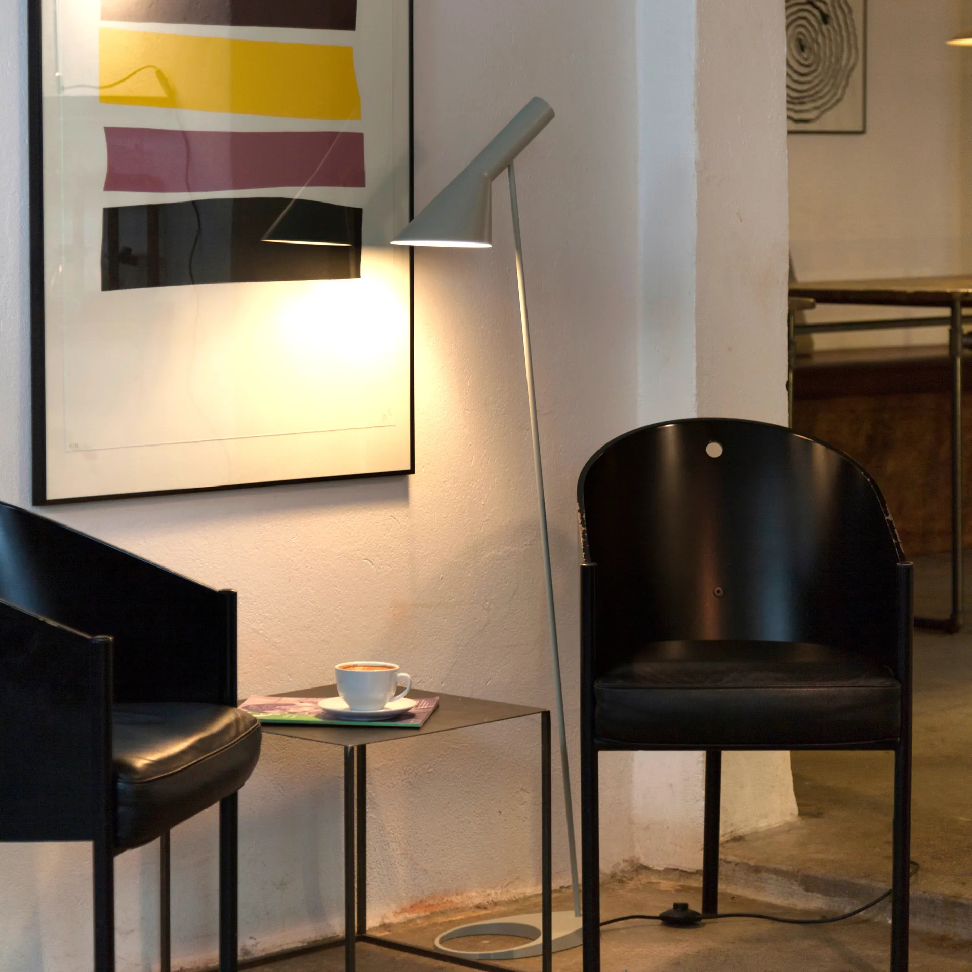 AJ golvlampa, Ljusgrå Louis Poulsen