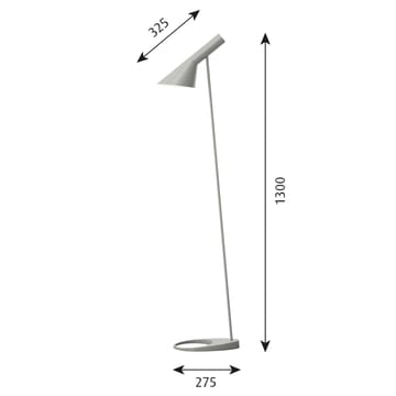 AJ golvlampa - Originalgrå Special Edition - Louis Poulsen