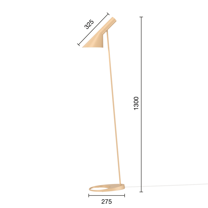 AJ golvlampa, Warm sand Louis Poulsen