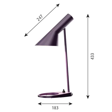AJ MINI bordslampa - Aubergine - Louis Poulsen